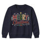 Patterned Merry Christmas Tree Christmas Kids Sweatshirt