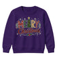 Patterned Merry Christmas Tree Christmas Kids Sweatshirt