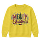 Patterned Merry Christmas Tree Christmas Kids Sweatshirt