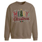 Patterned Merry Tree Print Christmas Oversized Sweatshirt