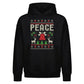 Peace Nordic Print Ugly Sweater Christmas Oversized Hoodie