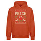 Peace Nordic Print Ugly Sweater Christmas Oversized Hoodie