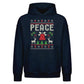 Peace Nordic Print Ugly Sweater Christmas Oversized Hoodie