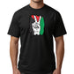 Peace sign flag brush stroke tee Palestine Unisex T-Shirt