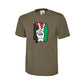 Peace sign flag brush stroke tee Palestine Unisex T-Shirt