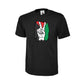 Peace sign flag brush stroke tee Palestine Unisex T-Shirt
