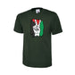 Peace sign flag brush stroke tee Palestine Unisex T-Shirt