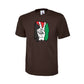 Peace sign flag brush stroke tee Palestine Unisex T-Shirt