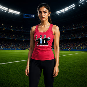 Argentina Champions Messi Suit Graphic Ladies Tank Top