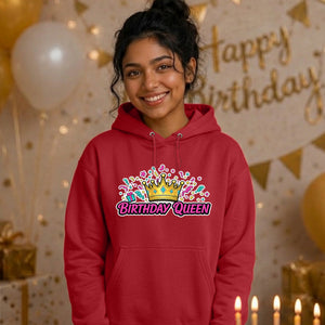 Birthday Gift Hoodie | Cute Birthday Queen Design for Her