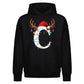 Personalised antler monogram Christmas Oversized Hoodie