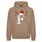 Personalised antler monogram Christmas Oversized Hoodie