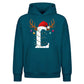Personalised antler monogram Christmas Oversized Hoodie