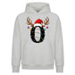 Personalised antler monogram Christmas Oversized Hoodie