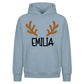 Personalised Antlers Custom Name Christmas Oversized Hoodie