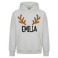Personalised Antlers Custom Name Christmas Oversized Hoodie