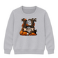 Personalised branch initial art Halloween Kids Sweatshirt