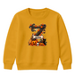 Personalised branch initial art Halloween Kids Sweatshirt
