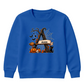 Personalised branch initial art Halloween Kids Sweatshirt