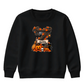 Personalised branch initial art Halloween Kids Sweatshirt