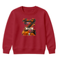 Personalised branch initial art Halloween Kids Sweatshirt