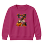 Personalised branch initial art Halloween Kids Sweatshirt