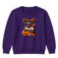 Personalised branch initial art Halloween Kids Sweatshirt