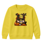 Personalised branch initial art Halloween Kids Sweatshirt