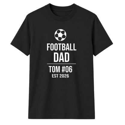 Personalised Cool Father Gift Soccer Dad unisex t-shirt