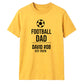 Personalised Cool Father Gift Soccer Dad unisex t-shirt
