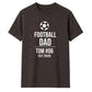 Personalised Cool Father Gift Soccer Dad unisex t-shirt