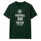 Personalised Cool Father Gift Soccer Dad unisex t-shirt