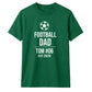 Personalised Cool Father Gift Soccer Dad unisex t-shirt