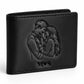 Personalised Couple Photo Engraved Initials Bifold Wallet