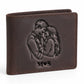 Personalised Couple Photo Engraved Initials Bifold Wallet
