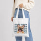Personalised dog photo with repeating name canvas Tote Bag