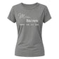 Personalised Established Mrs Wedding Date Bride Ladies T-Shirt