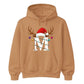 Personalised festive reindeer initial graphic Christmas Unisex Hoodie