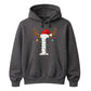Personalised festive reindeer initial graphic Christmas Unisex Hoodie