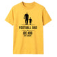Personalised Football Dad Gift Soccer Dad Unisex T-Shirt