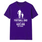 Personalised Football Dad Gift Soccer Dad Unisex T-Shirt