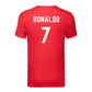 Personalised Football Player Name & Number Ringer Unisex T-Shirt
