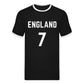 Personalised Football Team Name & Number Ringer Unisex T-Shirt