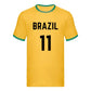 Personalised Football Team Name & Number Ringer Unisex T-Shirt