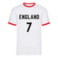 Personalised Football Team Name & Number Ringer Unisex T-Shirt