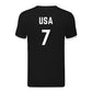Personalised Football Custom Name & Number Country T-Shirt
