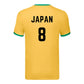 Personalised Football Custom Name & Number Country T-Shirt