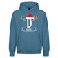 Personalised Initial Antler Christmas Oversized Hoodie