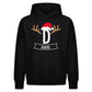 Personalised Initial Antler Christmas Oversized Hoodie