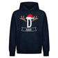 Personalised Initial Antler Christmas Oversized Hoodie